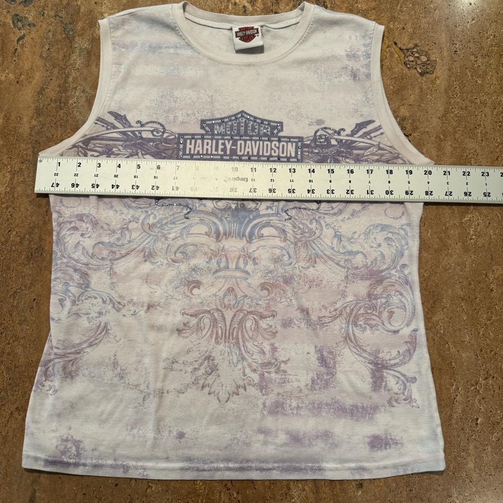 Harley-Davidson House of Harley Davidson Milwaukee USA Sleeveless Top WOMENS XL - Picture 10 of 11